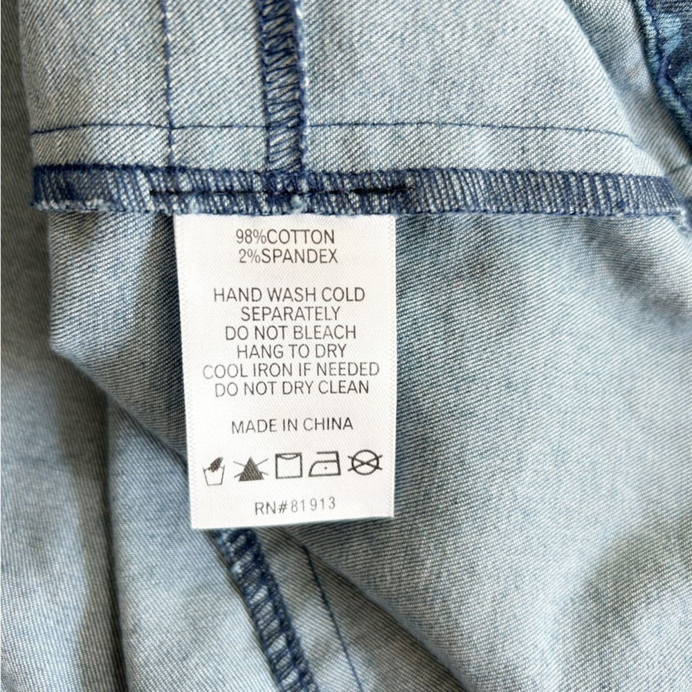 Anthropologie Plenty by Tracy Reese Blue Diamond Denim Dress Size 2 Preppy Boho - Picture 11 of 15